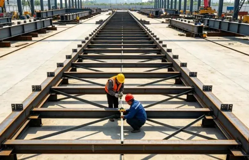 Majelis Struktur Baja On-Site + Alur Kerja Konstruksi Hoisting Integral + Pertimbangan Kunci