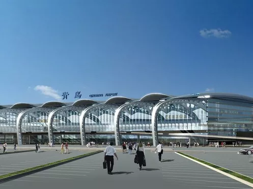 Bandara terminal nganggo baja baja