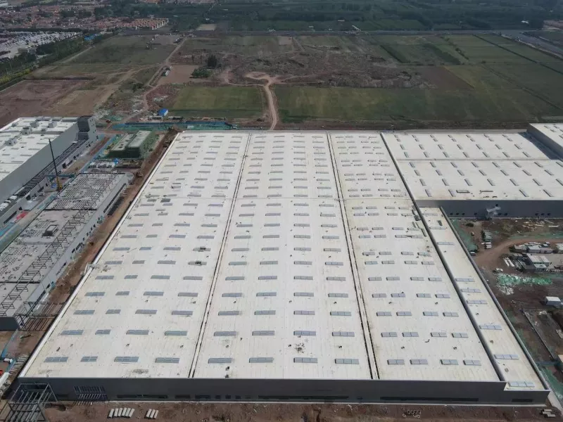 Large Scale Steel Structure Warehouse Construction