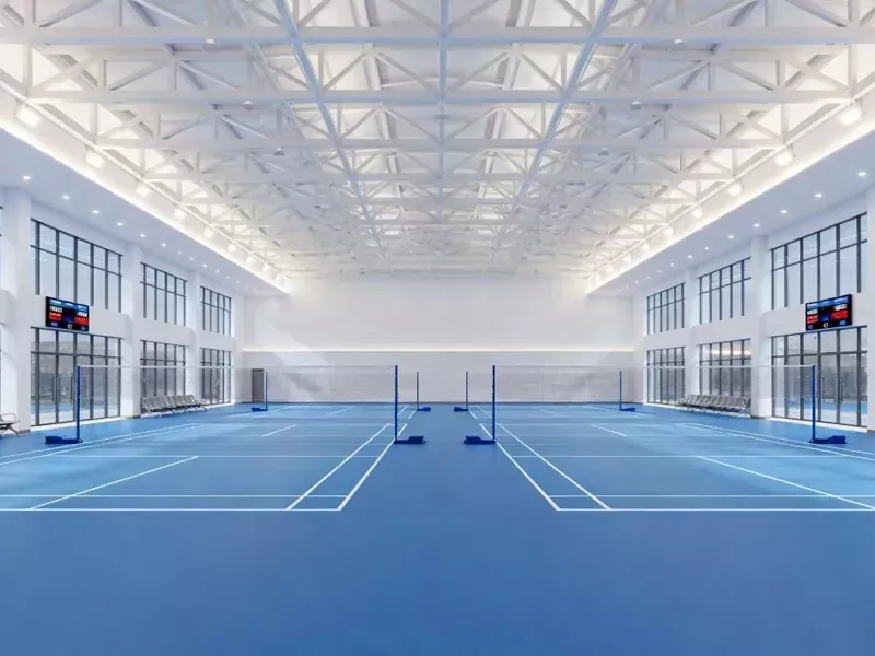 Konstruksi Baja Balai Badminton Indoor