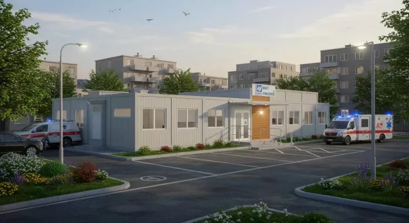 Unit Perawatan Kesehatan Baja Prefabrikasi Modular