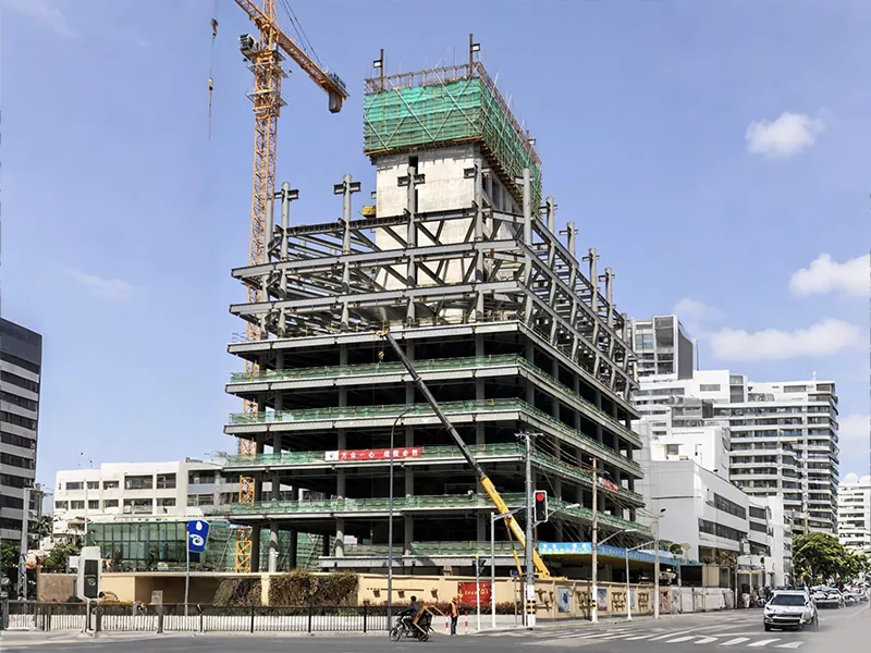 Balai Struktur Bingkai Bunder Prefab