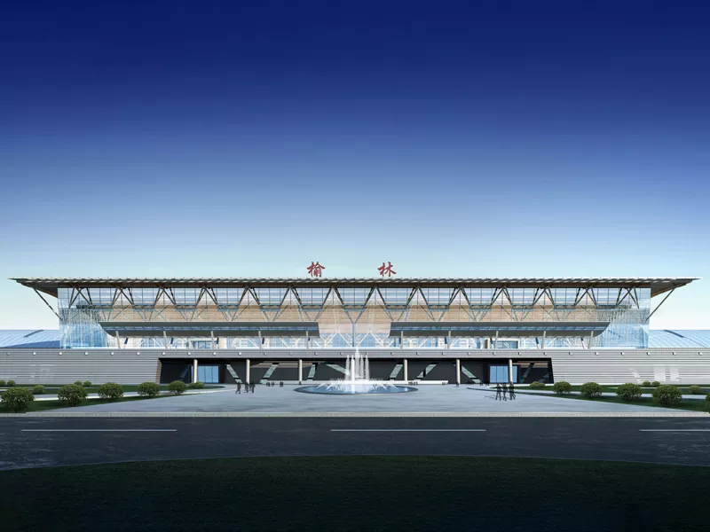 Terminal bandara baja prefabricated