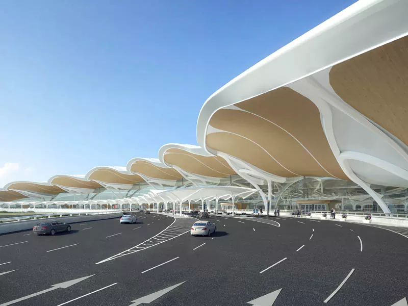 Struktur baja bangunan bandara