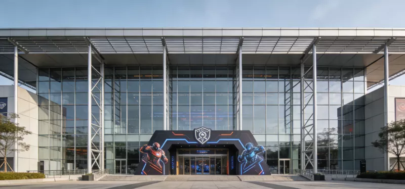 Arena Olahraga Elektronik Struktur Baja