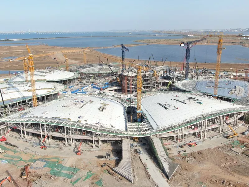 Gedung Pameran Struktur Baja Modular