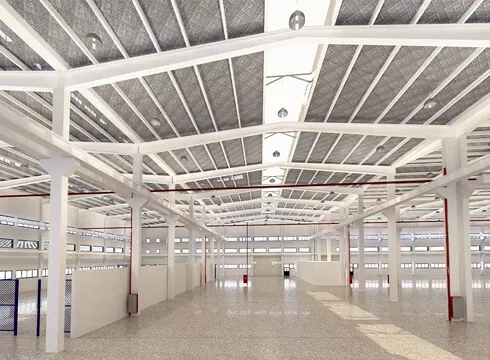 Pusat Logistik Struktur Baja