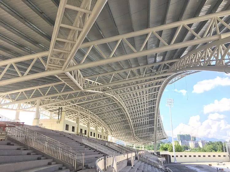 Gedung Stadion Struktur Baja
